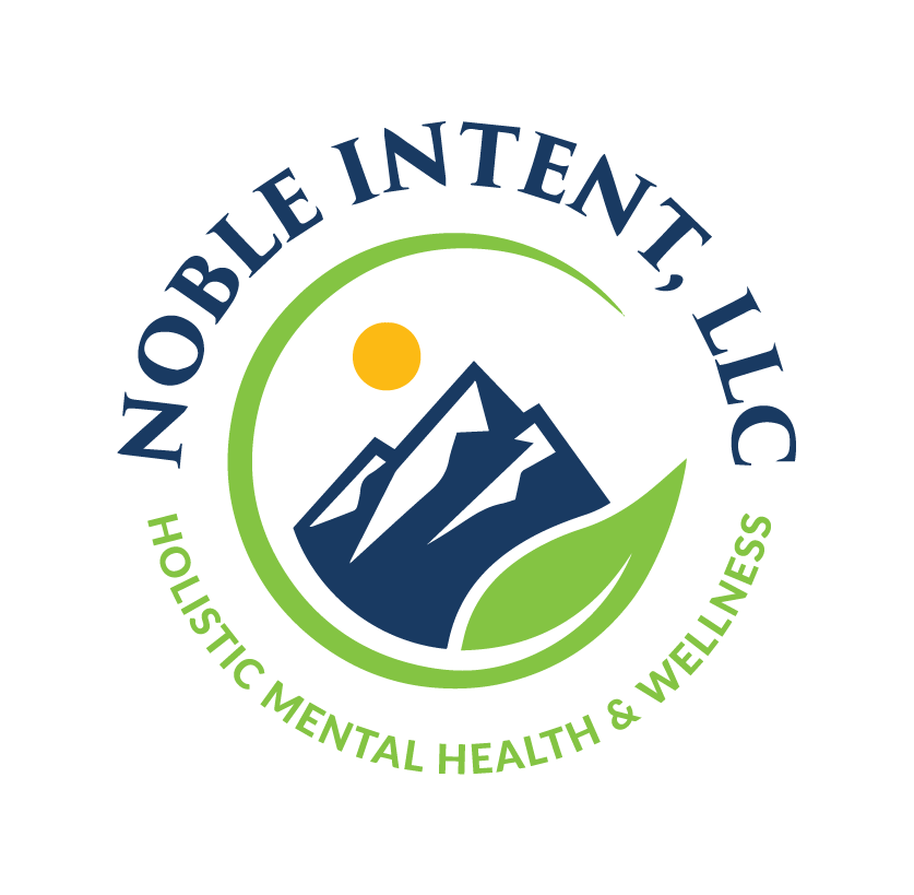 Noble Intent Logo with mountains and sun