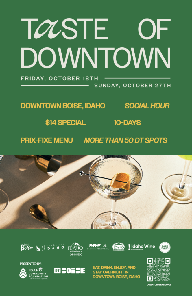 Taste of Downtown Boise 2024 poster