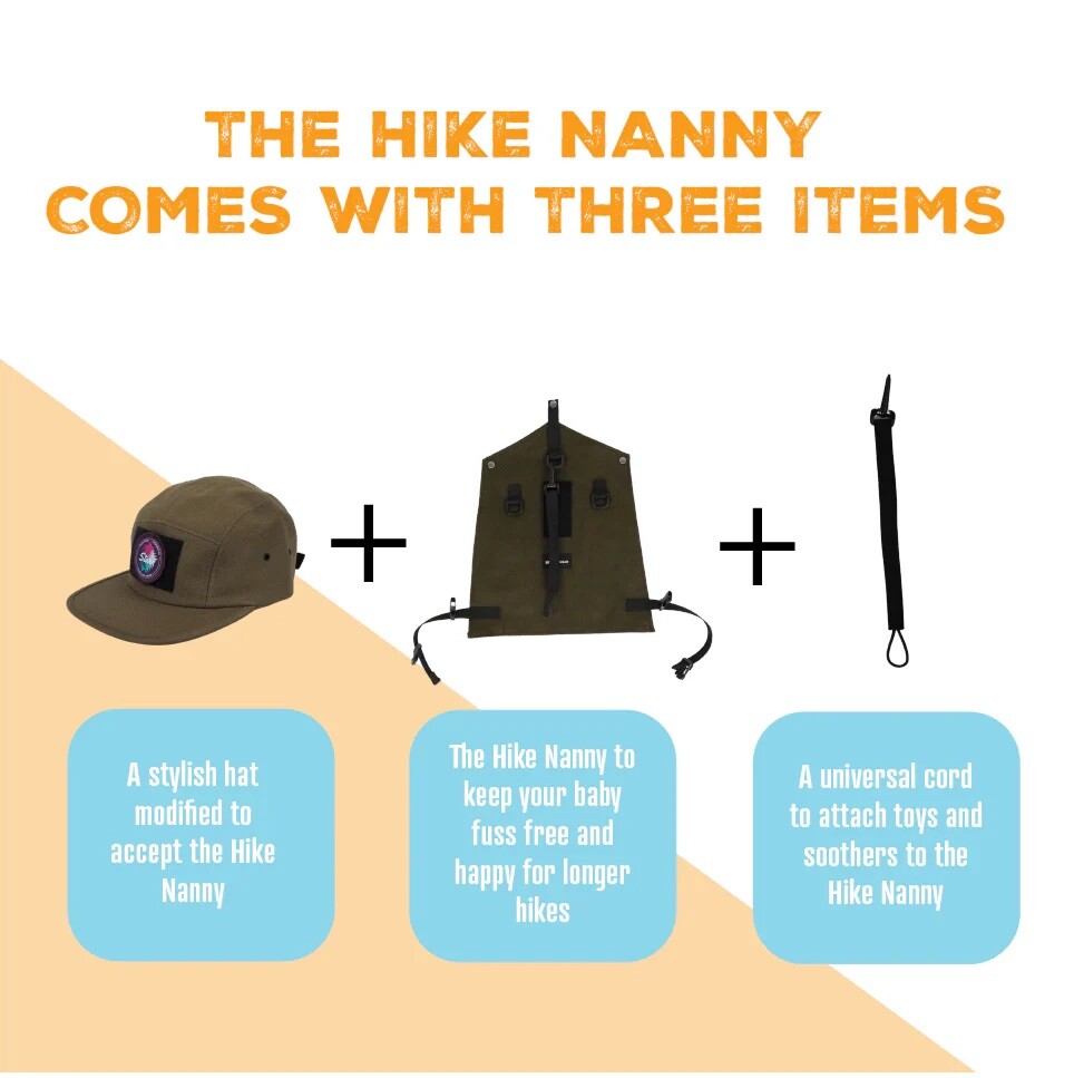 info graphic for hike nanny product
