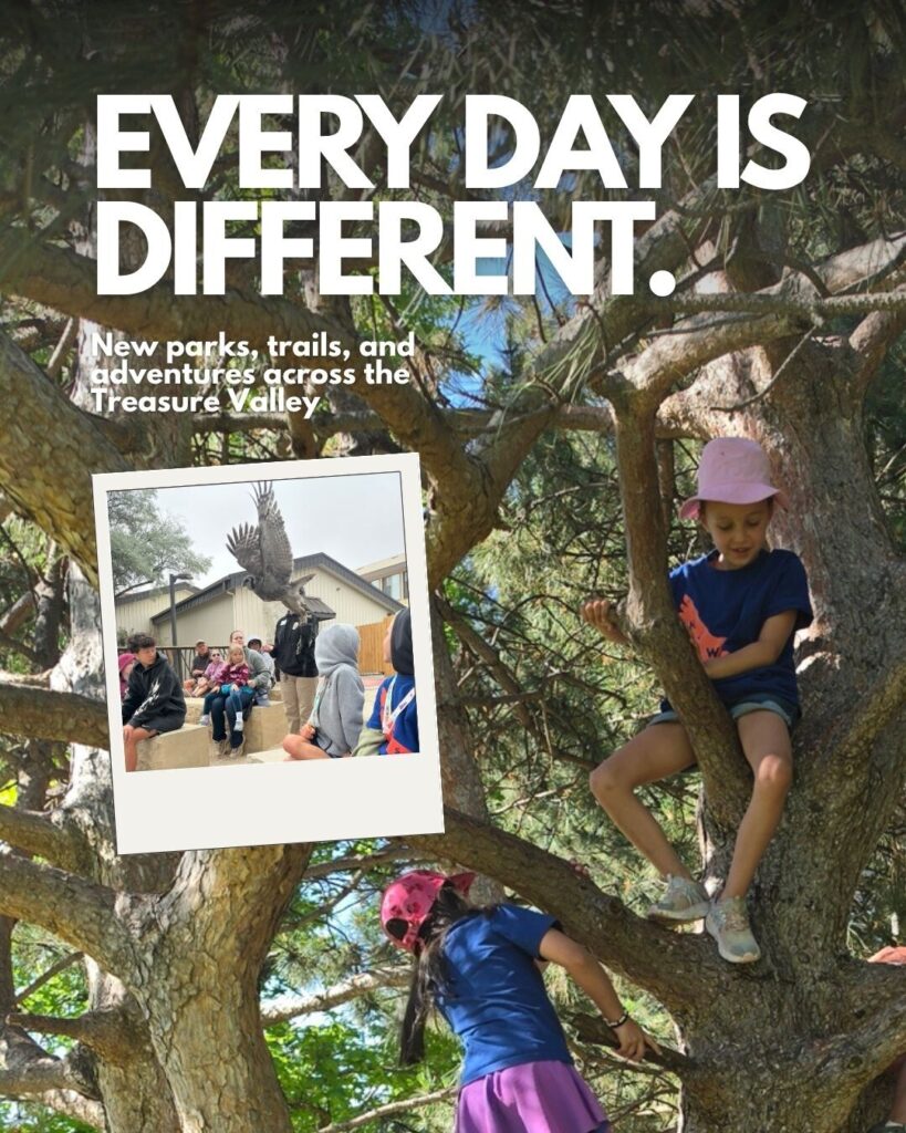 every day of this outdoor education is different