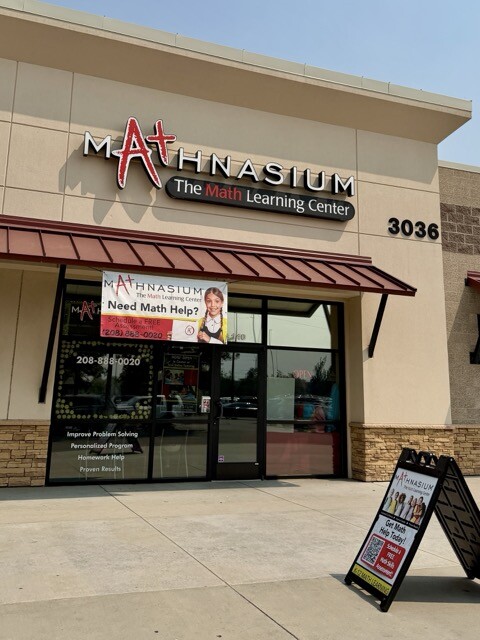 Storefront of Mathnasium tutoring center